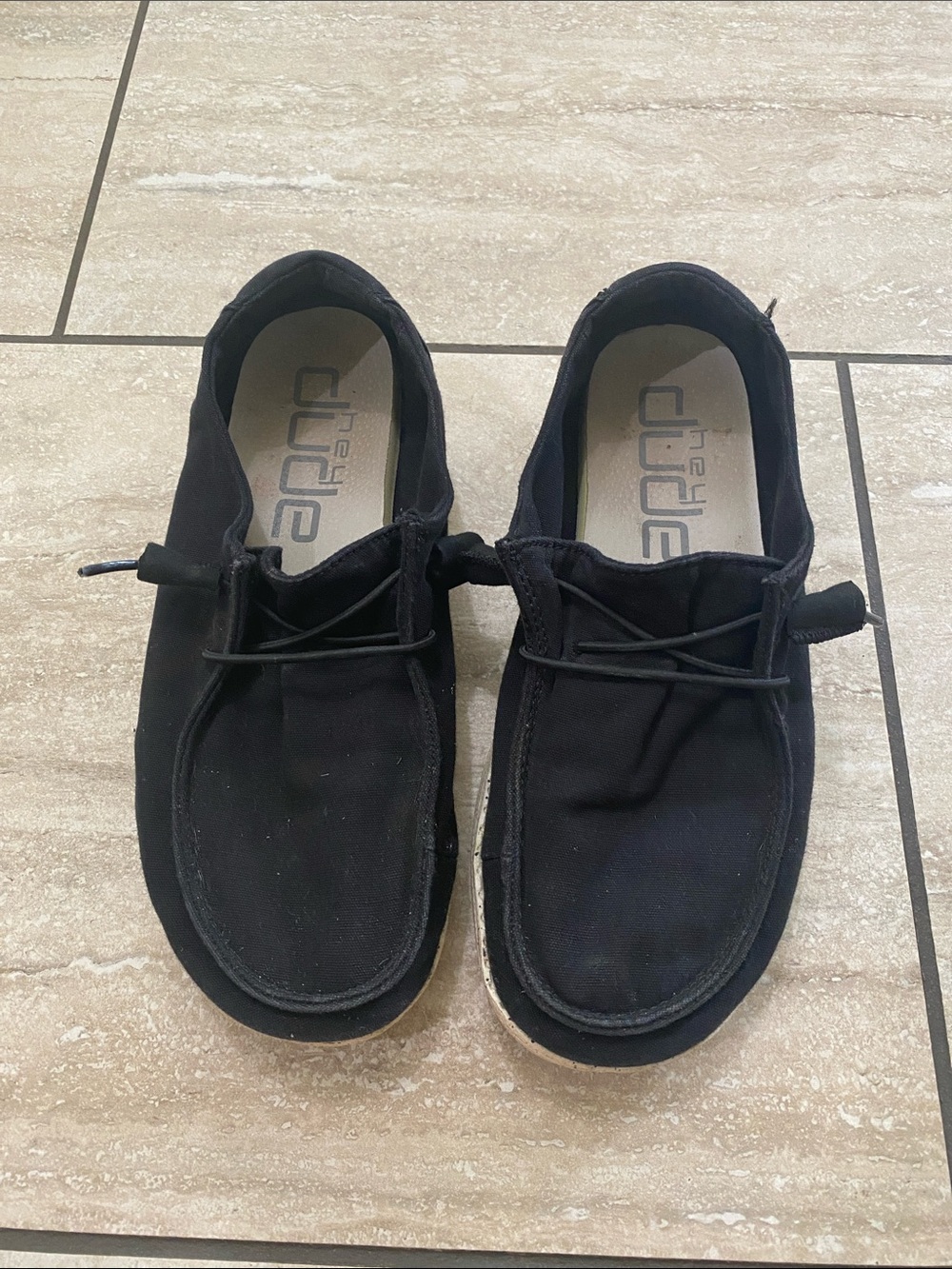 Hey Dude Black Women's Casual Slip-On Shoes